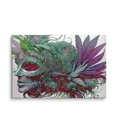 BURLESQUE HSF 147 WINE Canvas