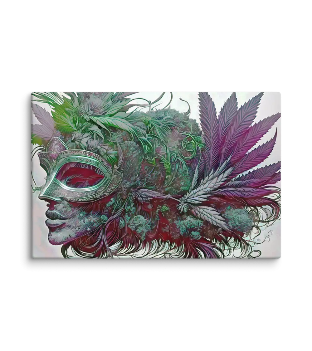 BURLESQUE HSF 147 WINE Canvas