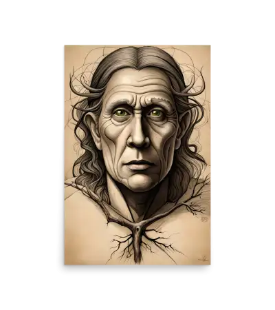 13 RURAL HUMAN HIGH Poster