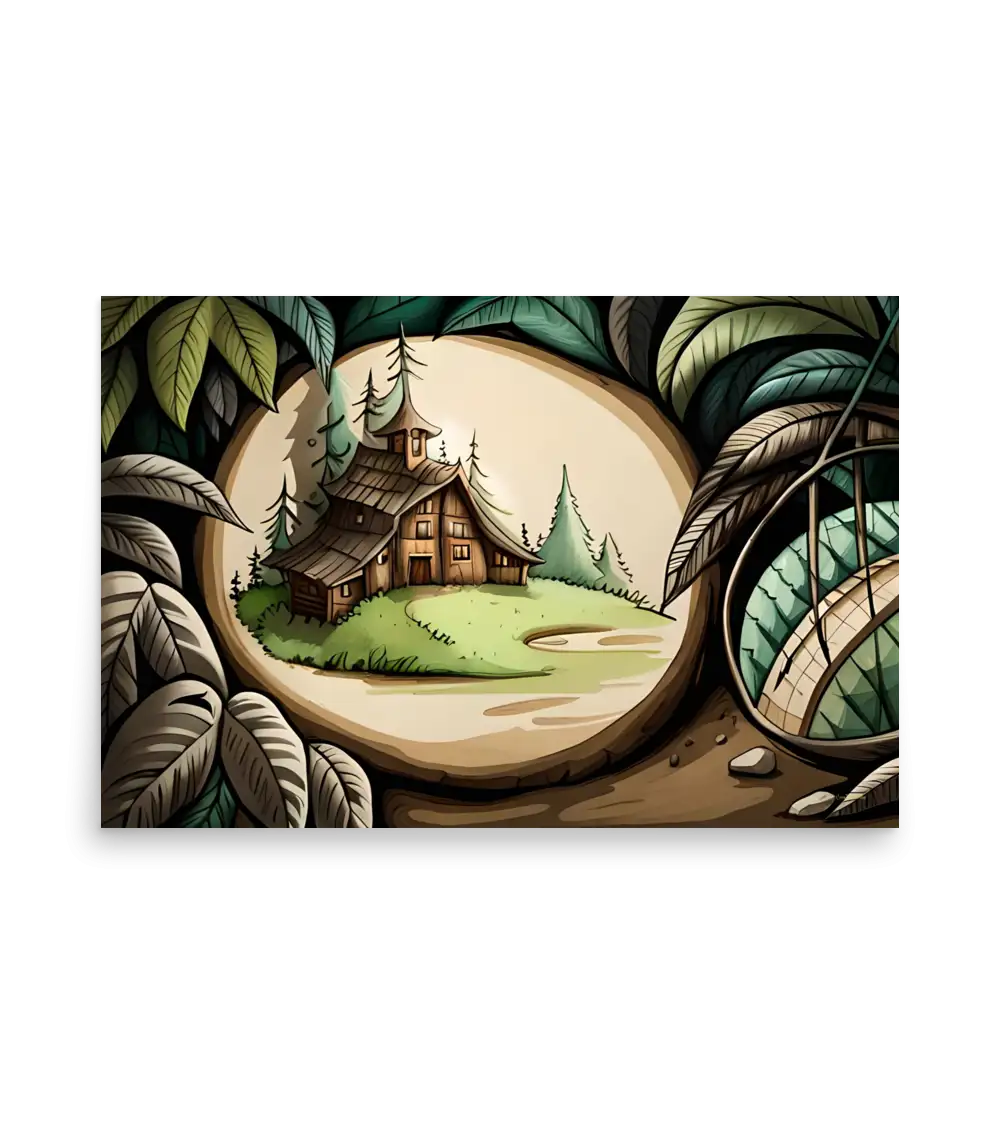 06 RURAL HOUSE Poster