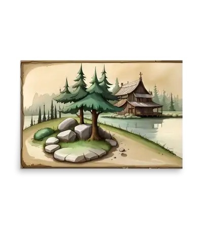 08 RURAL HOUSE Poster