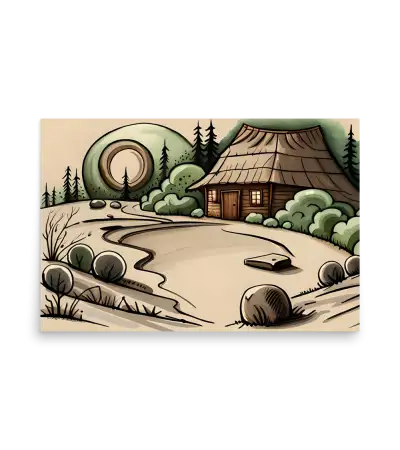 01 RURAL HOUSE Poster