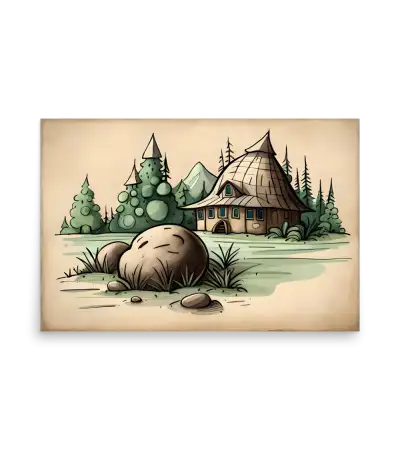 04 RURAL HOUSE Poster