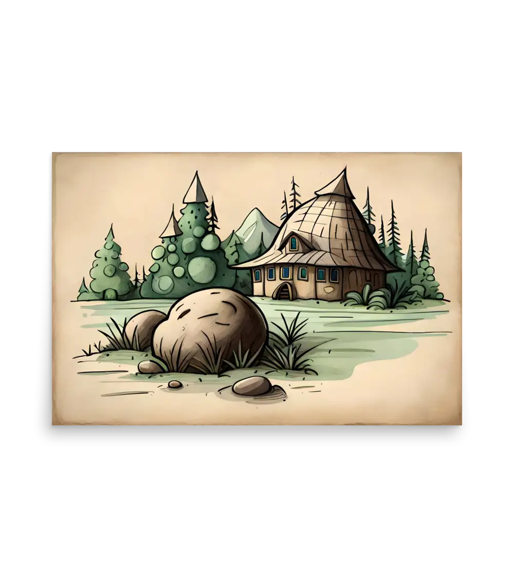 04 RURAL HOUSE Poster