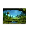 01 SPACE ART MUSHROOM Poster