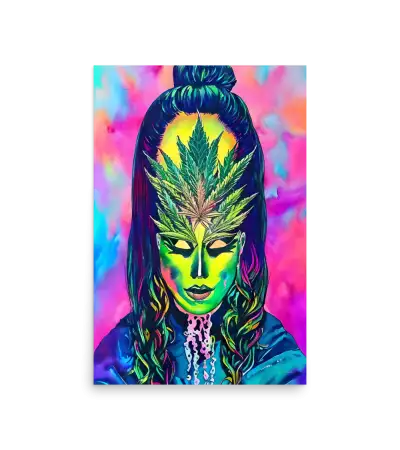 11 CANNABIS WATER COLOR - Poster