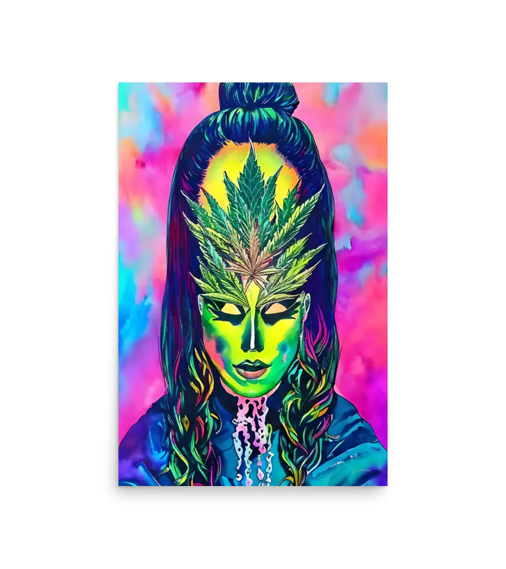 11 CANNABIS WATER COLOR - Poster