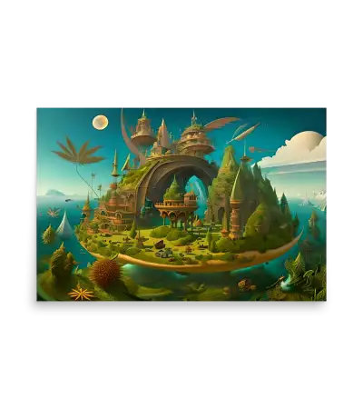 16 SPACE PLANET - Poster