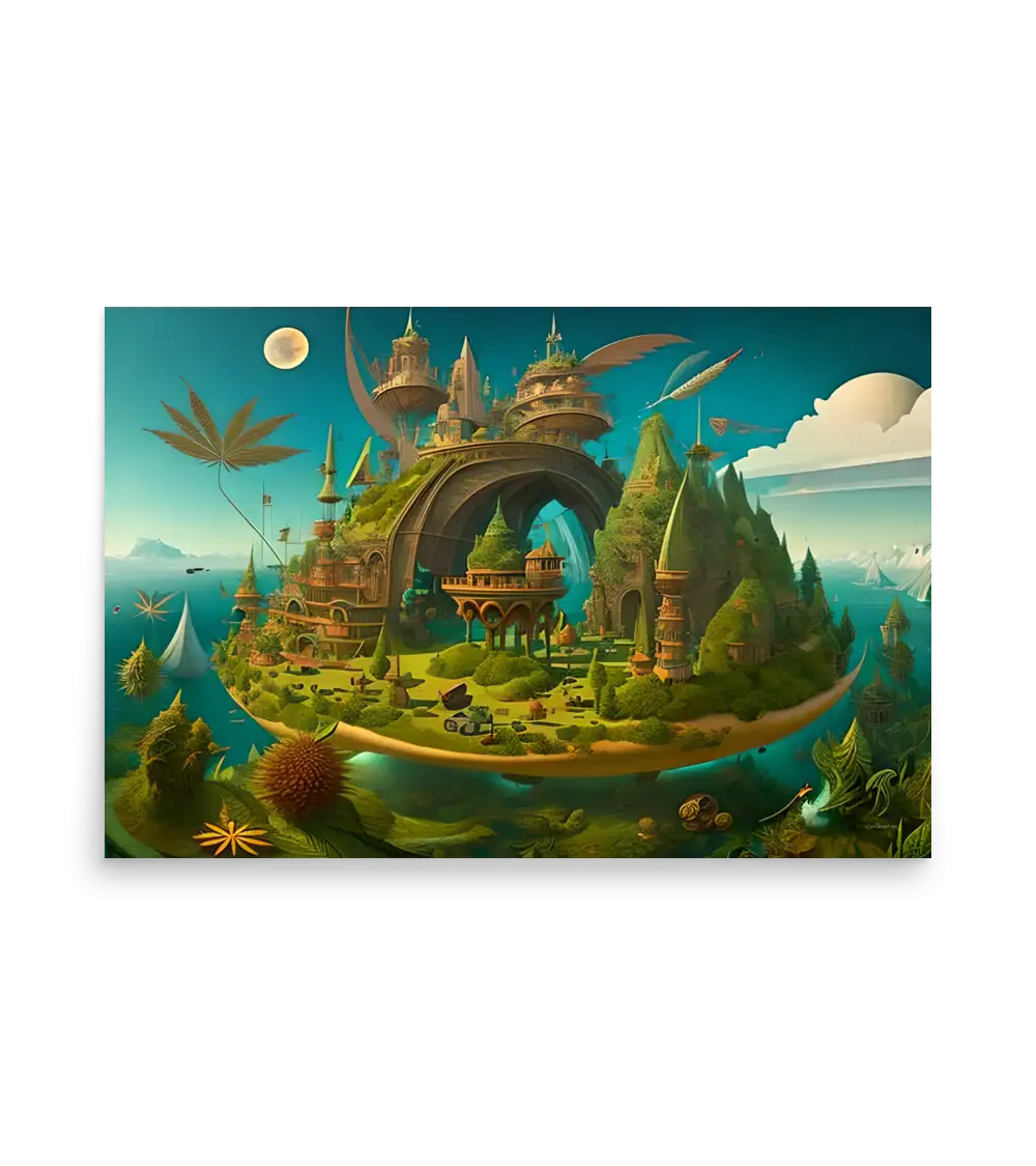 16 SPACE PLANET - Poster