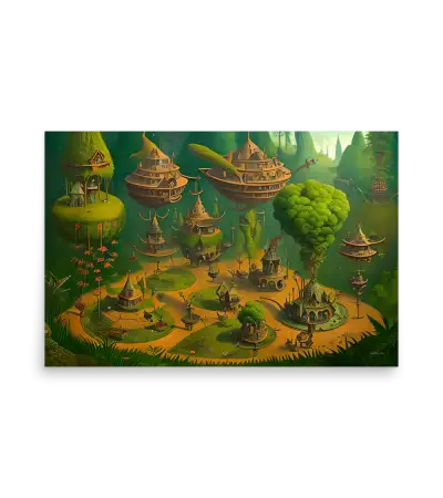 13 SPACE PLANET - Poster