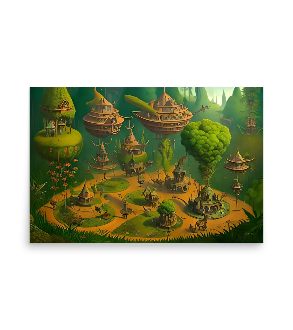 13 SPACE PLANET - Poster