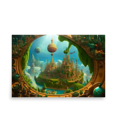 14 SPACE PLANET - Poster