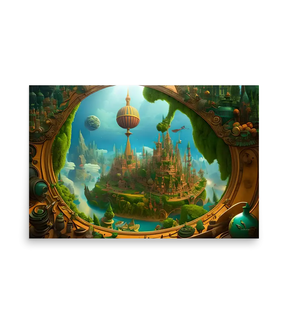 14 SPACE PLANET - Poster