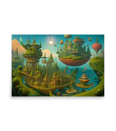 07 SPACE PLANET - Poster