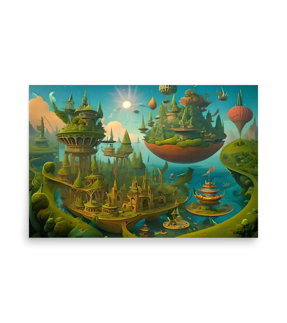 07 SPACE PLANET - Poster