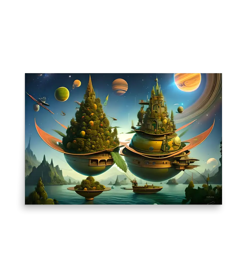 06 SPACE PLANET - Poster