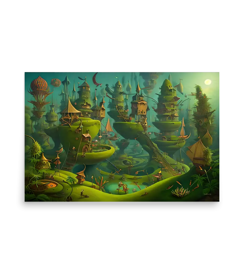 01 SPACE PLANET - Poster