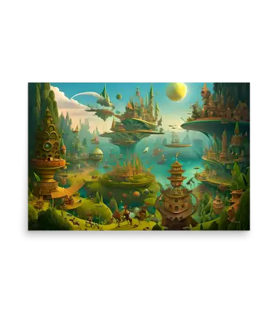 02 SPACE PLANET - Poster