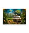 27 SPACE CAR - Poster