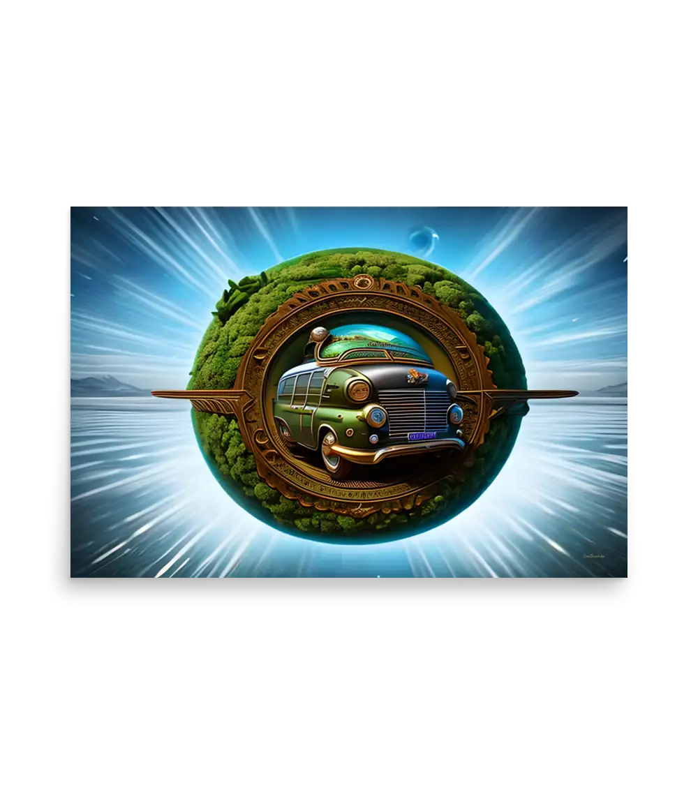 24 SPACE CAR - Poster