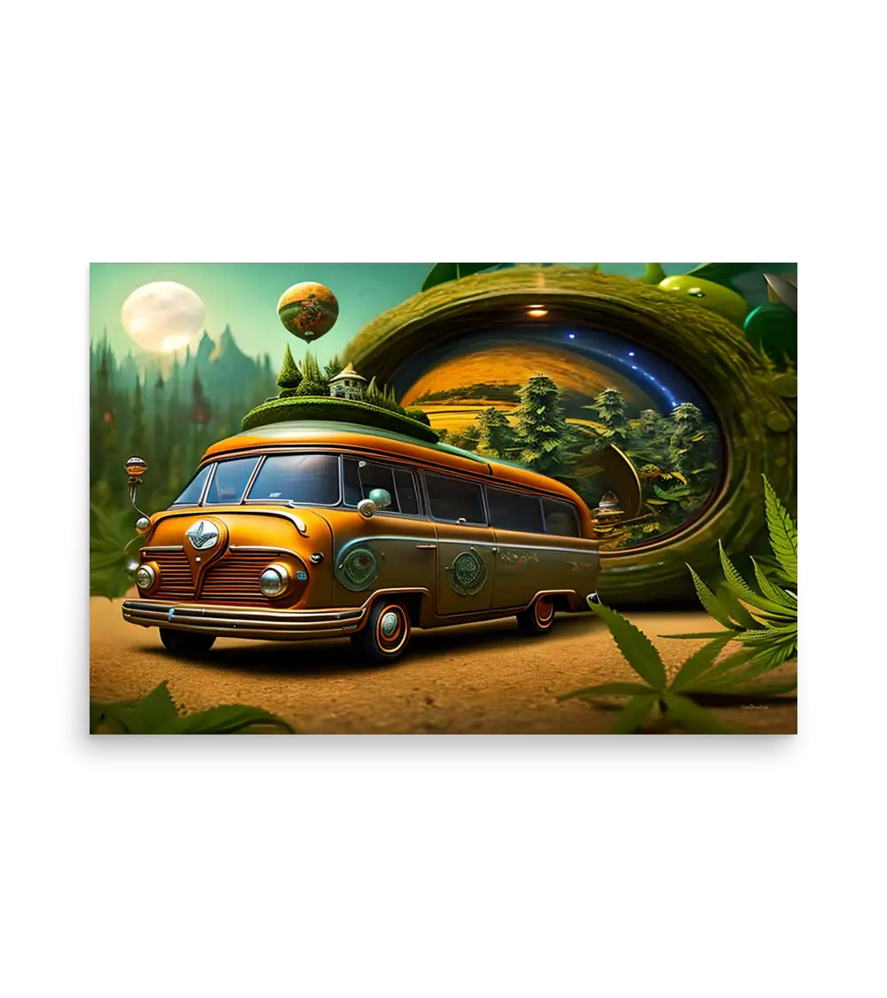 19 SPACE CAR - Poster