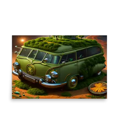 13 SPACE CAR - Poster