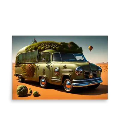 07 SPACE CARS - Poster