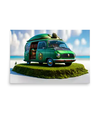 04 SPACE CARS - Poster