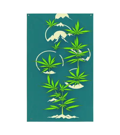 17 JAPAN HEMP - Flag