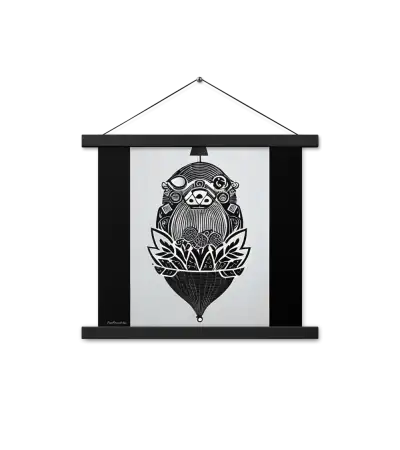 14 MONO SPACE HEAD Bar Poster