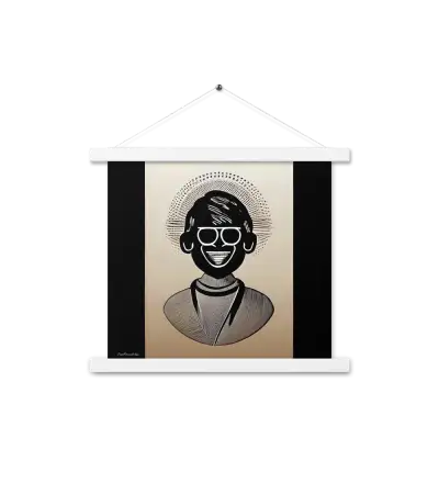 12 MONO SPACE HEAD Bar Poster