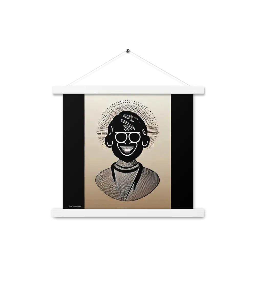 12 MONO SPACE HEAD Bar Poster