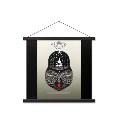 11 MONO SPACE HEAD Bar Poster