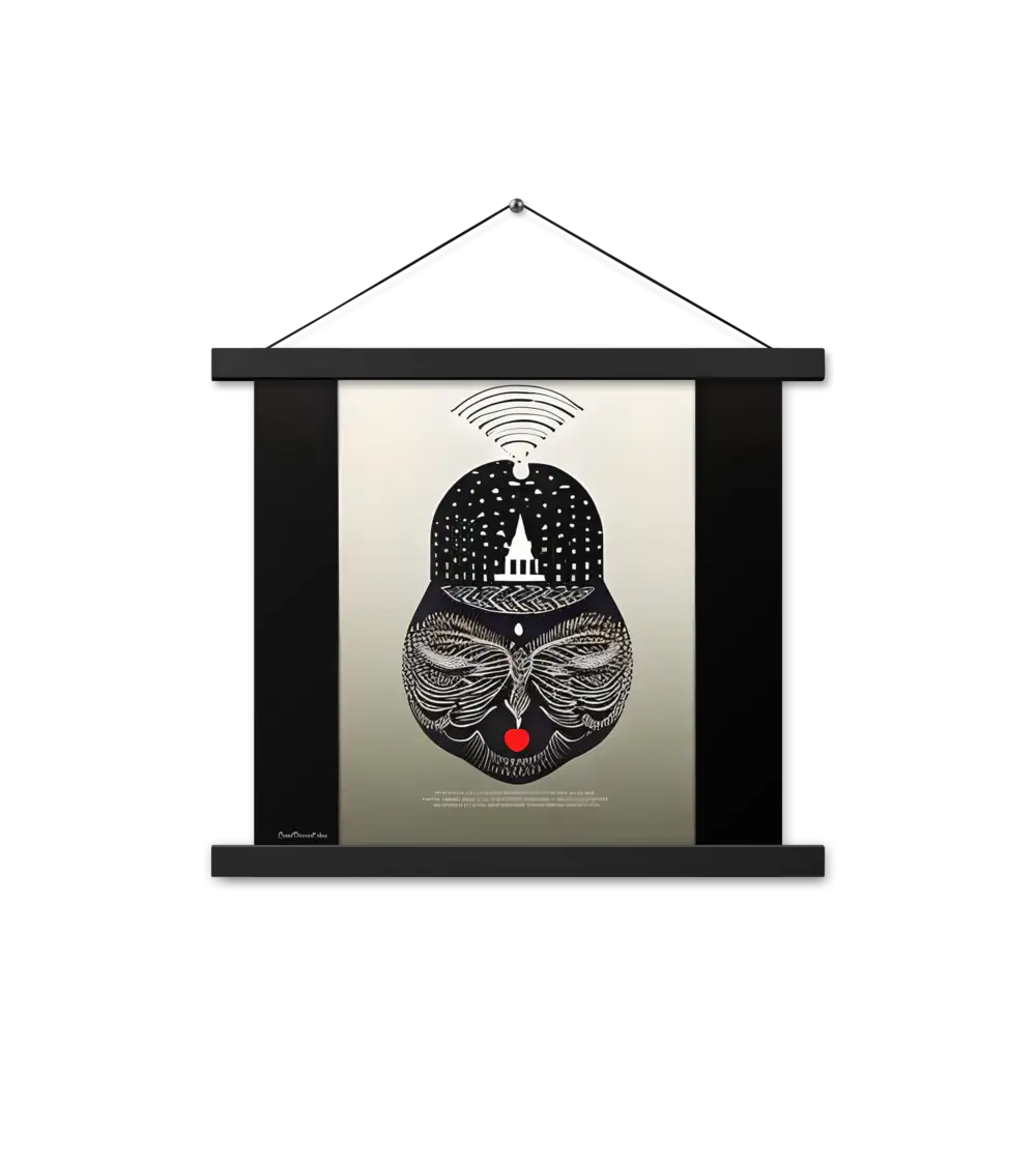 11 MONO SPACE HEAD Bar Poster