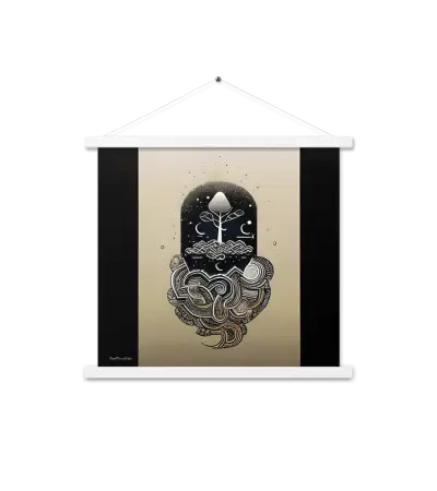 10 MONO SPACE HEAD Bar Poster