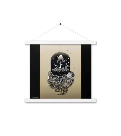 10 MONO SPACE HEAD Bar Poster