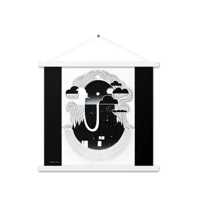 08 MONO SPACE HEAD Bar Poster