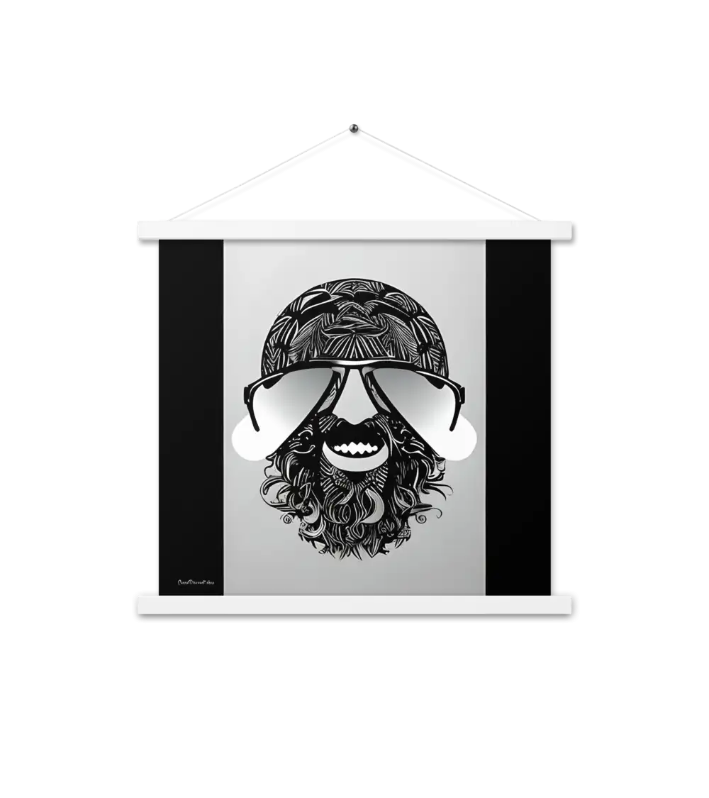 10 MONO HEAD Bar Poster