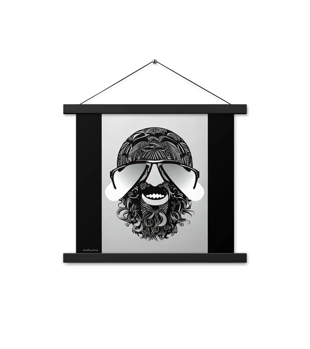 10 MONO HEAD Bar Poster