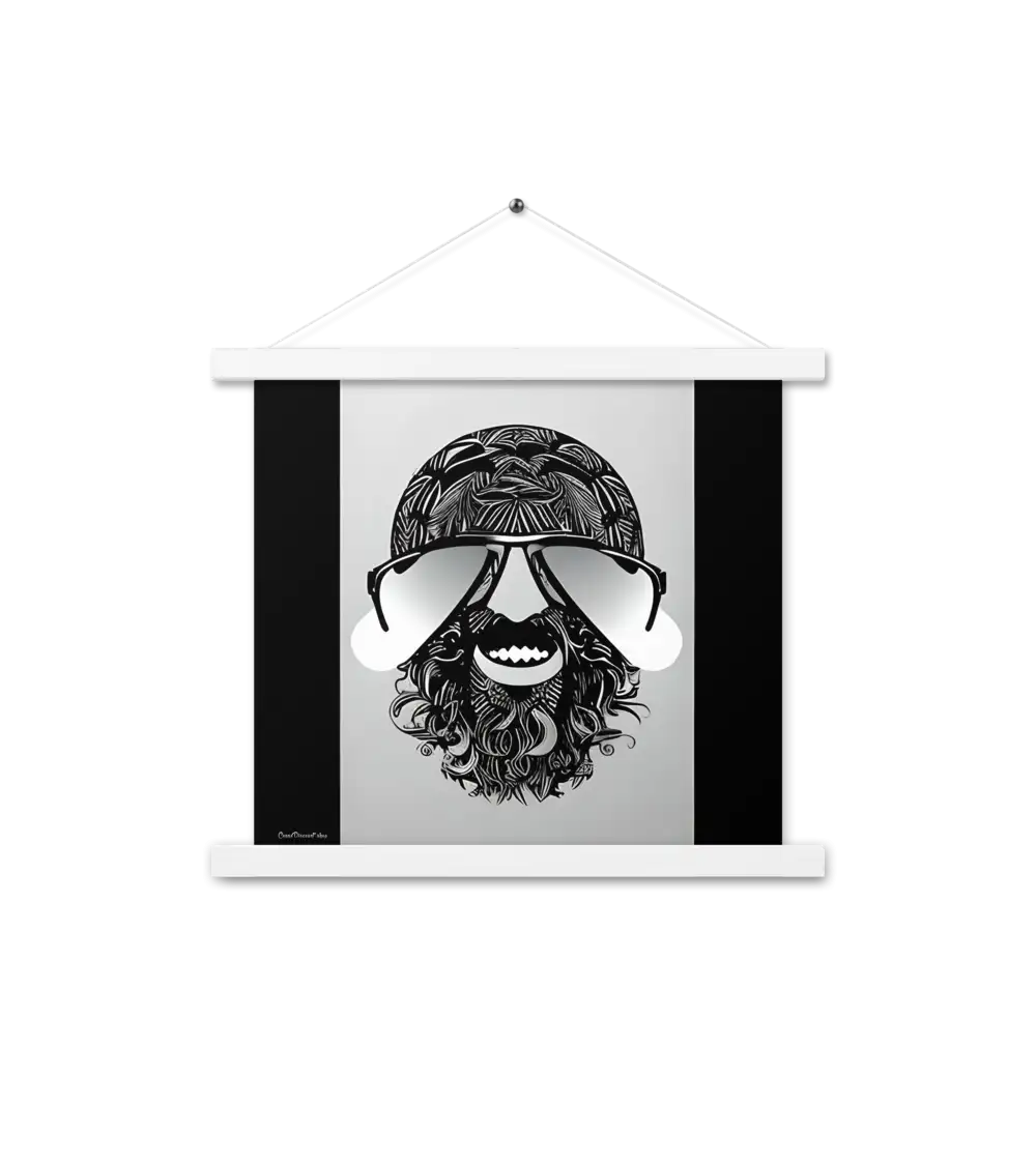 10 MONO HEAD Bar Poster