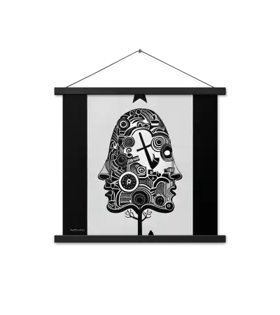 11 MONO HEAD Bar Poster