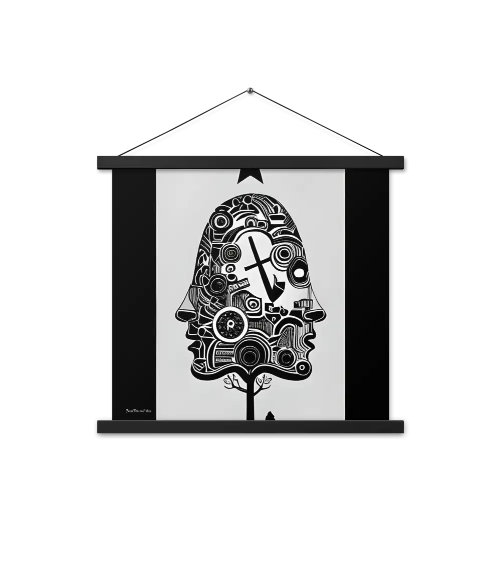 11 MONO HEAD Bar Poster