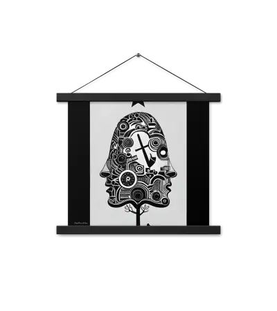 11 MONO HEAD Bar Poster