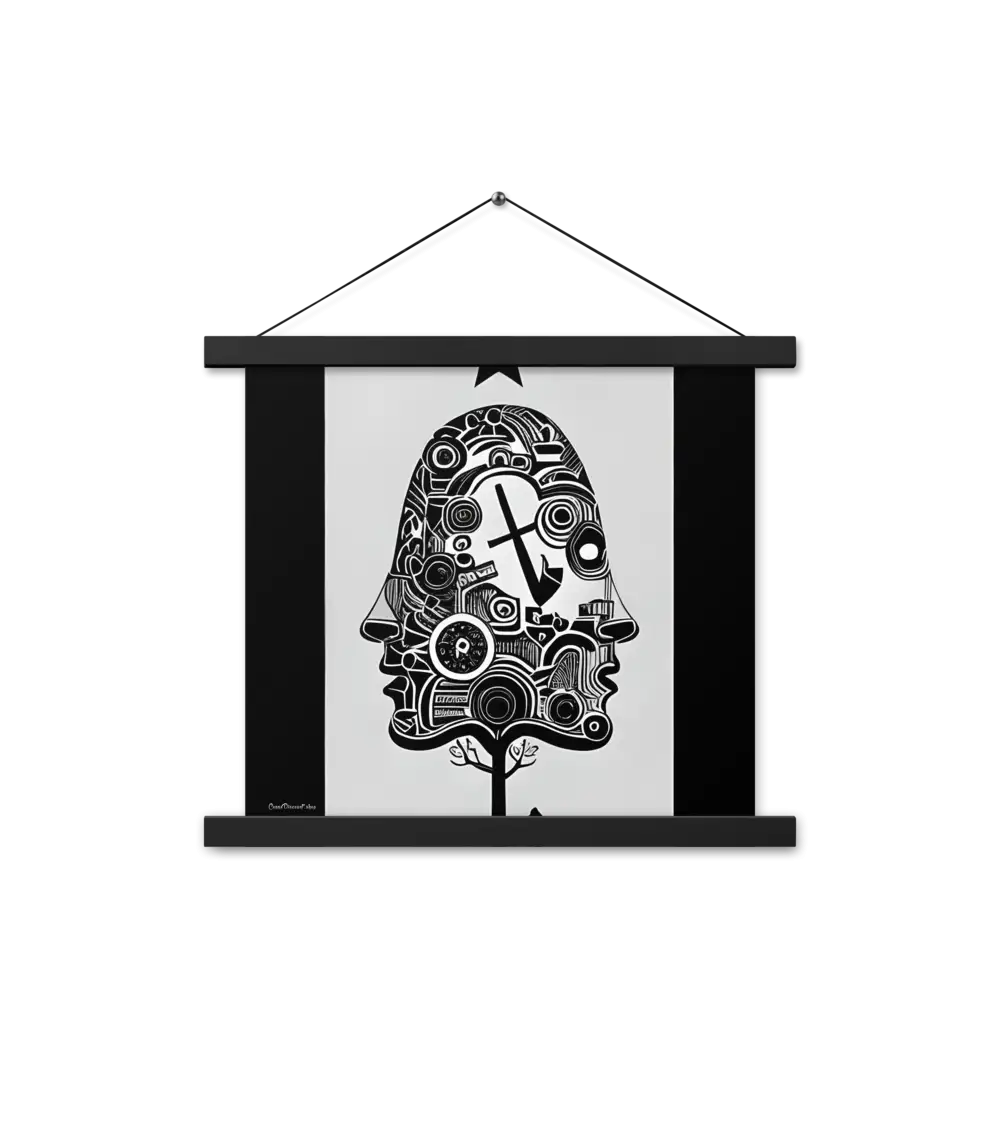 11 MONO HEAD Bar Poster