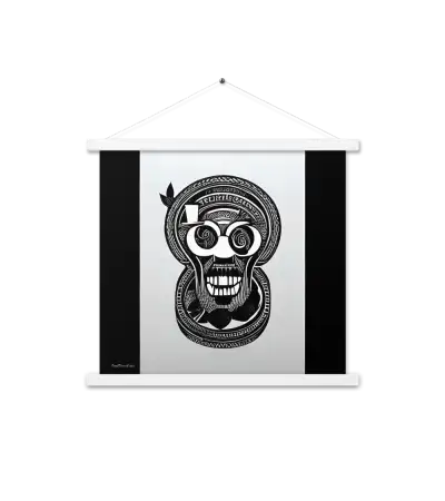 12 MONO HEAD Bar Poster