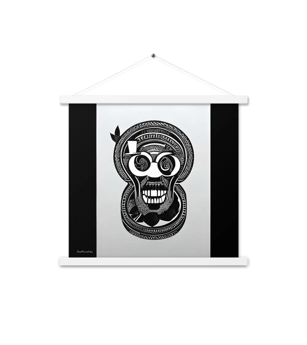 12 MONO HEAD Bar Poster