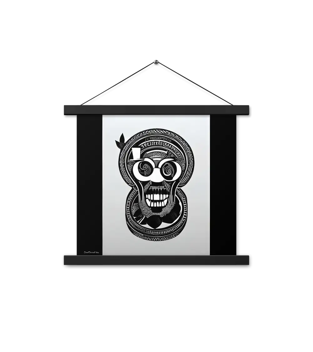 12 MONO HEAD Bar Poster
