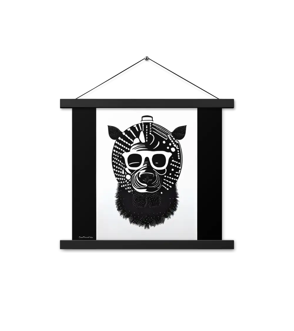 07 MONO HEAD Bar Poster