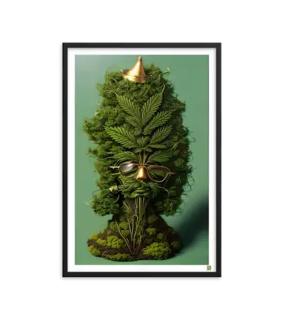 13 ROOT STATUE - Framed Poster