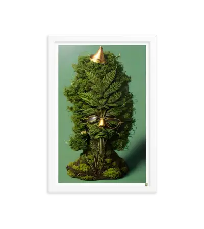 13 ROOT STATUE - Framed Poster